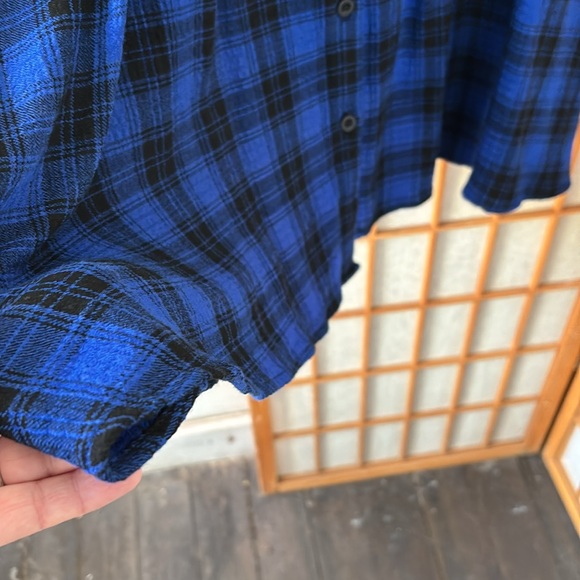 Torrid Mini Stretch Challis Shirt Dress Size 1 - Picture 4 of 6